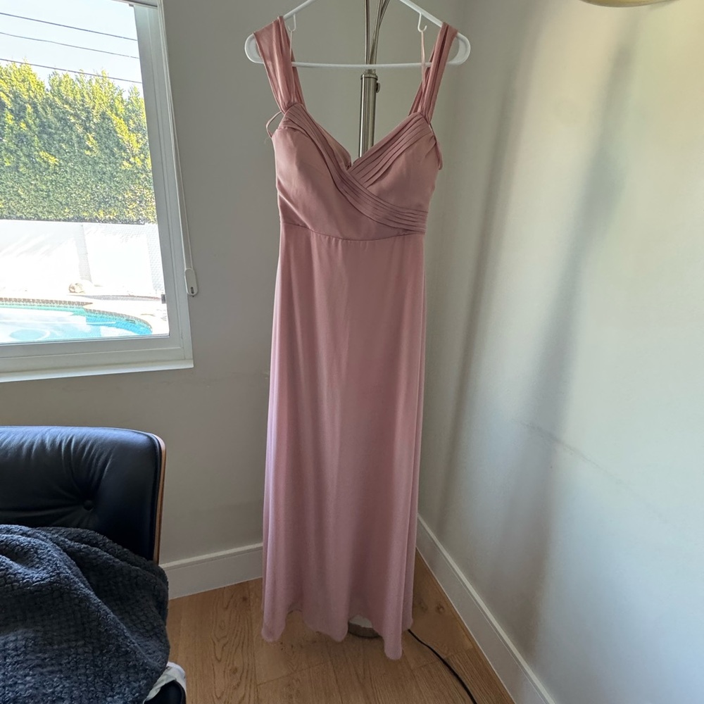 Stylish Pink Sleeveless Dress